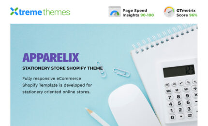 Apparelix - Tema Shopify Alat Tulis Bersih - Fitur Gambar 1