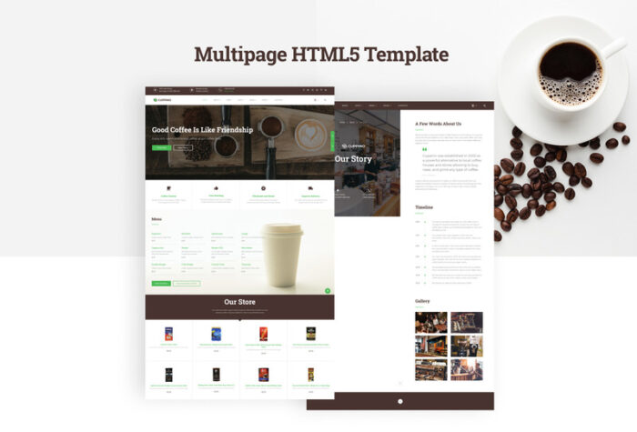 Cuppino - Template Situs Web HTML5 Kedai Kopi - Fitur Gambar 2