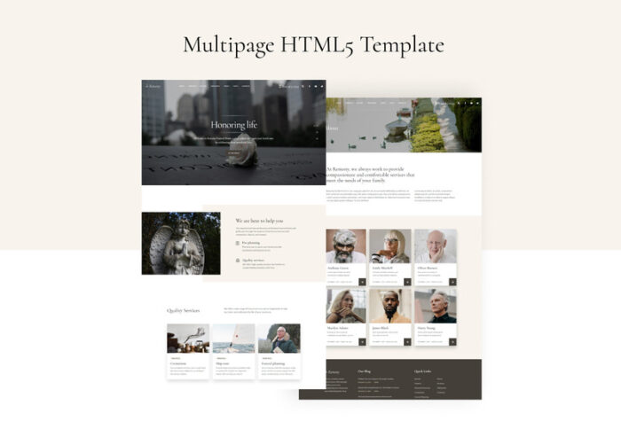 Remony - Template Situs Web Responsif Rumah Duka - Fitur Gambar 2