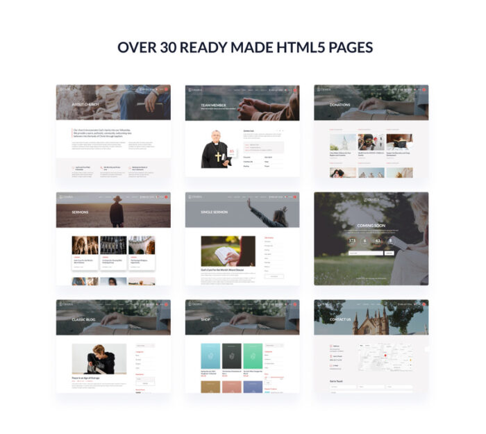 Charia - Template Situs Web HTML5 Gereja Modern - Fitur Gambar 3