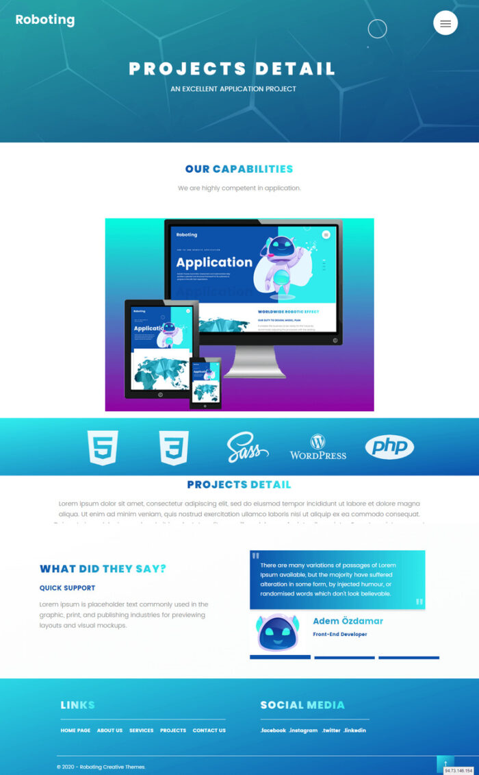 Template Situs Web Responsif Roboting Creative Html5 & Css3 - Fitur Gambar 6