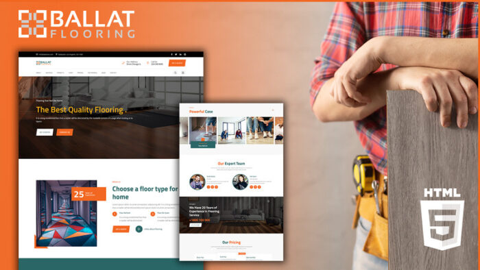 Templat Situs Web Landing Page Ballat Flooring and Paving - Fitur Gambar 1