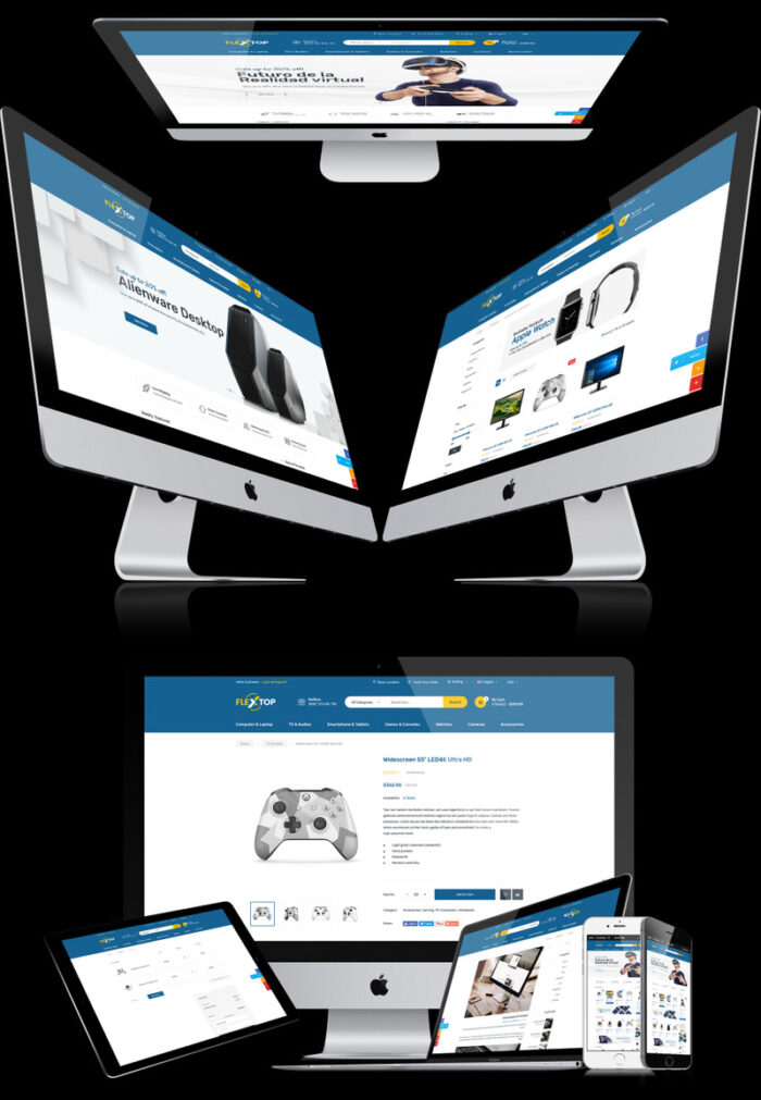 Template Situs Web eCommerce Flextop - Fitur Gambar 1