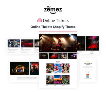 Tema Shopify Tiket Online - Fitur Gambar 1