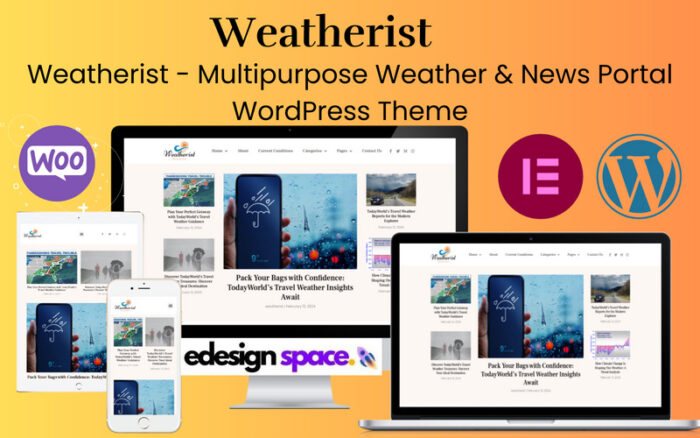 Weatherist - Tema WordPress Portal Berita & Cuaca Serbaguna - Fitur Gambar 1