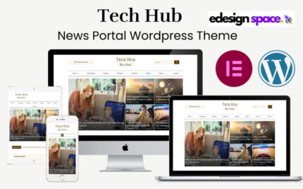 Tech Hub - Tema WordPress Portal Berita - Fitur Gambar 1