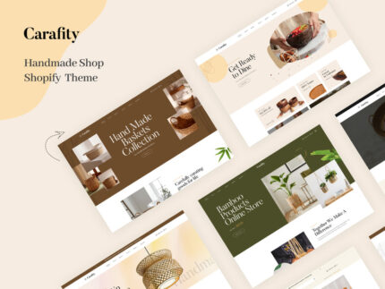 Carafity - Tema Shopify Buatan Tangan Bambu - Fitur Gambar 1