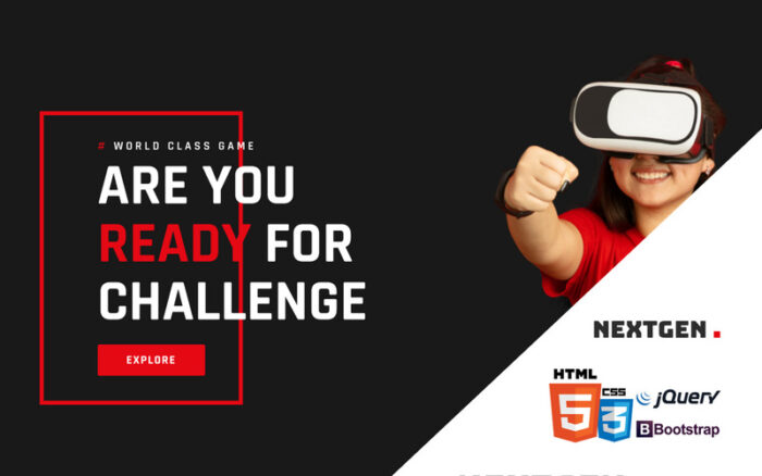 Nextgen - Template HTML situs web Esports Gaming - Fitur Gambar 1