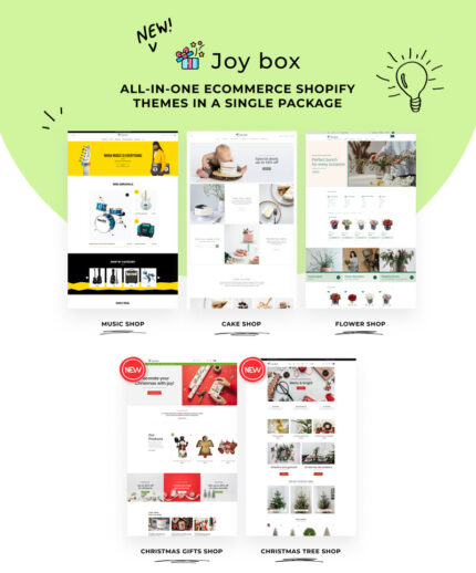 Joy Box - Tema Shopify Berbagian Kreatif Serba Ada - Fitur Gambar 1