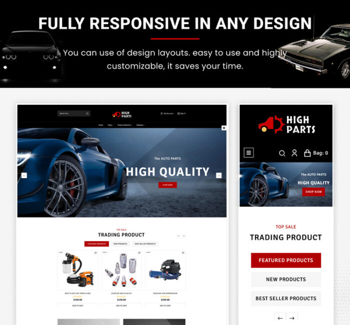 High Parts - Mega Parts Super Store Shopify 2.0 Tema Responsif Premium - Fitur Gambar 5