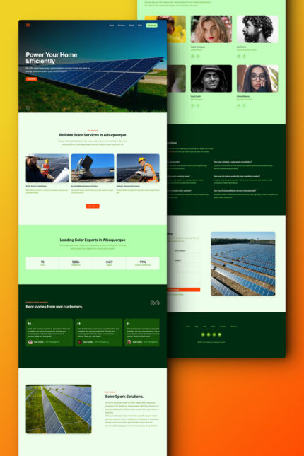 Solarama - Template Halaman HTML Perbaikan dan Pemasangan Tenaga Surya - Fitur Gambar 1