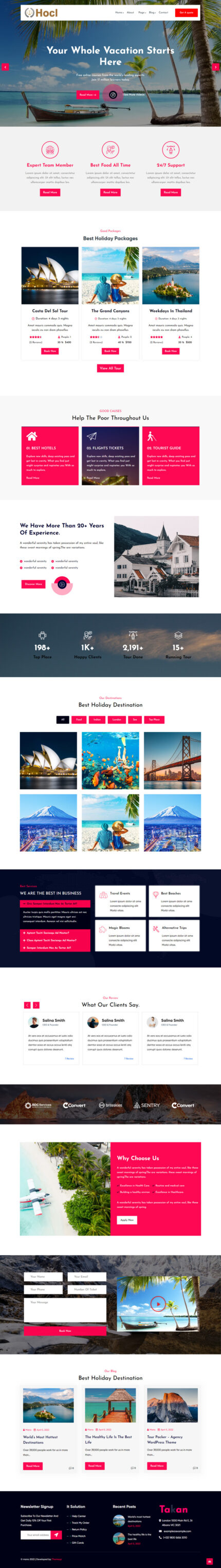 Mano - Travel & Tour Booking WordPress - Fitur Gambar 1