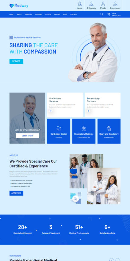 Template HTML Medway-Health Medical Landing - Fitur Gambar 1