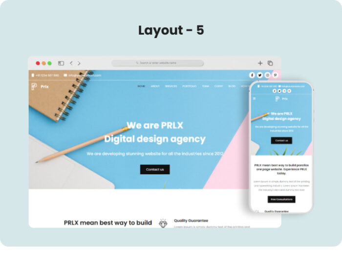 Prlx - Template HTML Agensi Digital Kreatif - Fitur Gambar 5