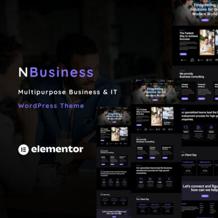 Nbusiness - Tema WordPress Satu Halaman Solusi Bisnis dan TI Serbaguna - Fitur Gambar 1