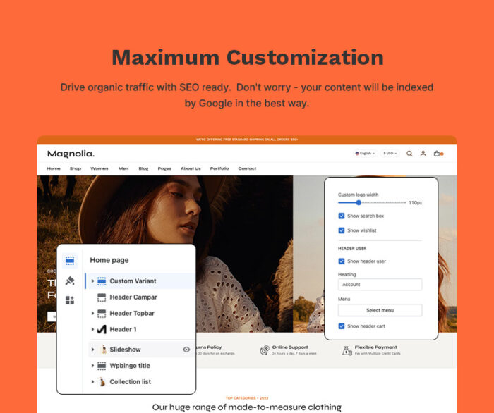 Magnolia - Fashion & Aksesori Tema Responsif Shopify 2.0 Serbaguna Tingkat Tinggi - Fitur Gambar 5
