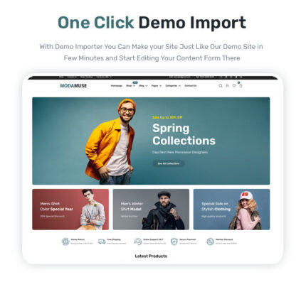 ModaMuse - Tema WordPress Fashion WooCommerce - Fitur Gambar 1