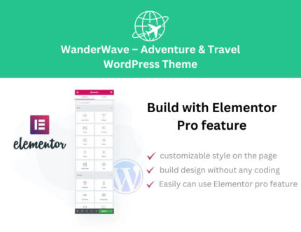 WanderWave – Tema WordPress Petualangan & Perjalanan - Fitur Gambar 1