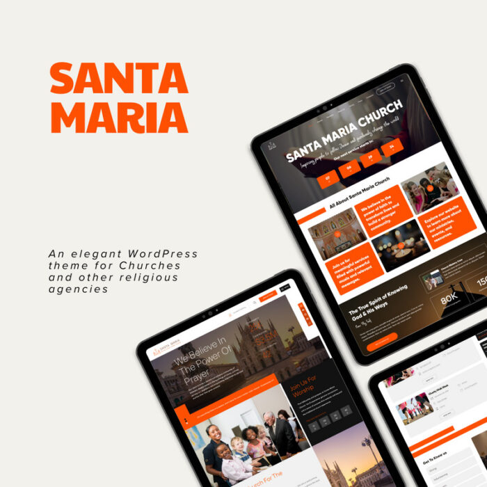 Tema WordPress Gereja SantaMaria - Fitur Gambar 4