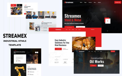 Streamex - Template HTML Industri dan Konstruksi - Fitur Gambar 1