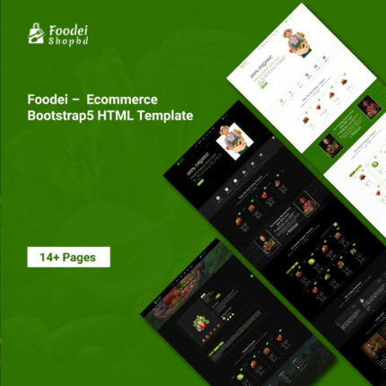 Foodei – Template HTML5 E-dagang - Fitur Gambar 1