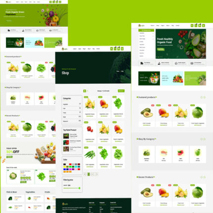 Template Html5 Makanan Organik Vegita - Fitur Gambar 1