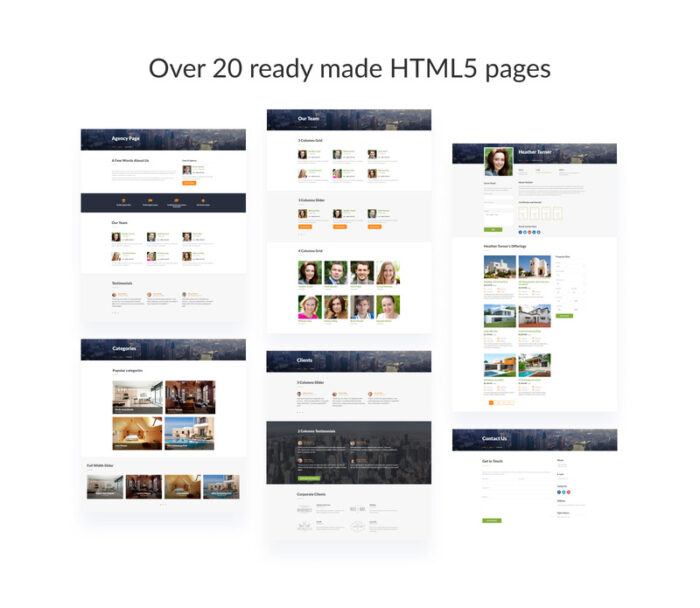 RealHouse - Template Situs Web HTML5 Multihalaman Real Estat - Fitur Gambar 2