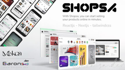 Shopsa Ecommerce Template Toko Olahraga yang Cepat, Modern, dan Ramah Seluler - Fitur Gambar 1