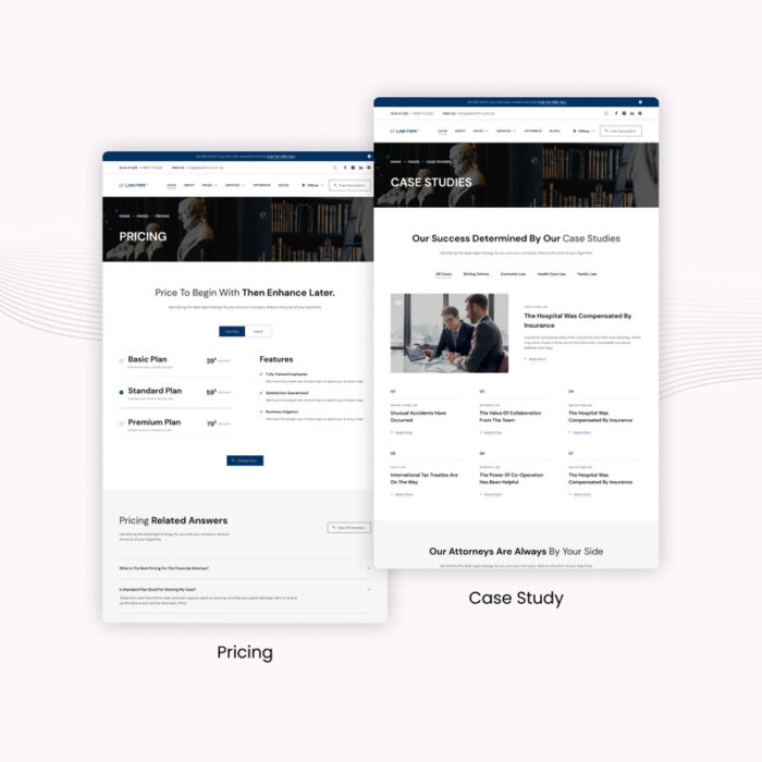 LawFirm Elite - Tema Hukum Responsif Serbaguna - Fitur Gambar 10