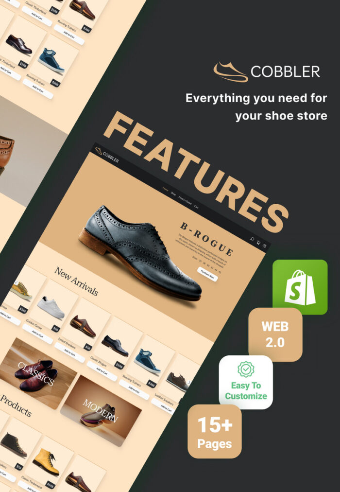 Cobbler - Tema Toko Sepatu eCommerce Shopify - Fitur Gambar 2