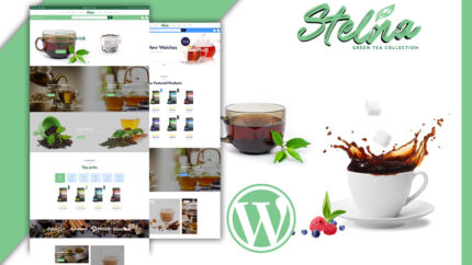 Tema WooCommerce Salon Teh dan Toko Herbal Stelna - Fitur Gambar 1