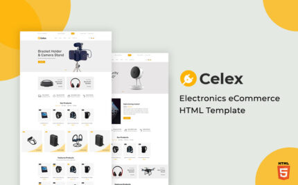 Celex - Template Situs Web eCommerce Elektronik - Fitur Gambar 1