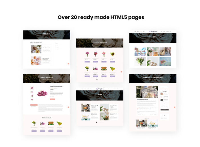 Florie - Template HTML5 Toko Bunga - Fitur Gambar 3