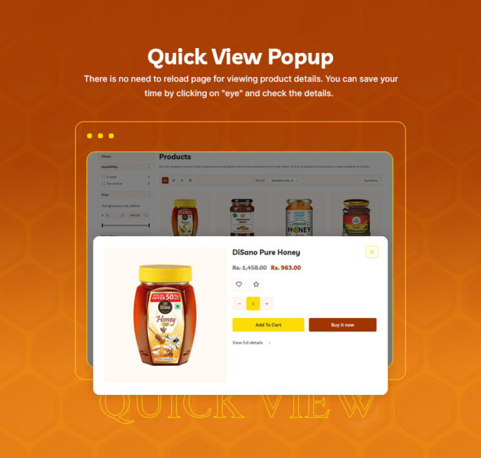 Beefelacia - Toko Makanan Organik & Madu Tema Responsif Shopify 2.0 Serbaguna - Fitur Gambar 16