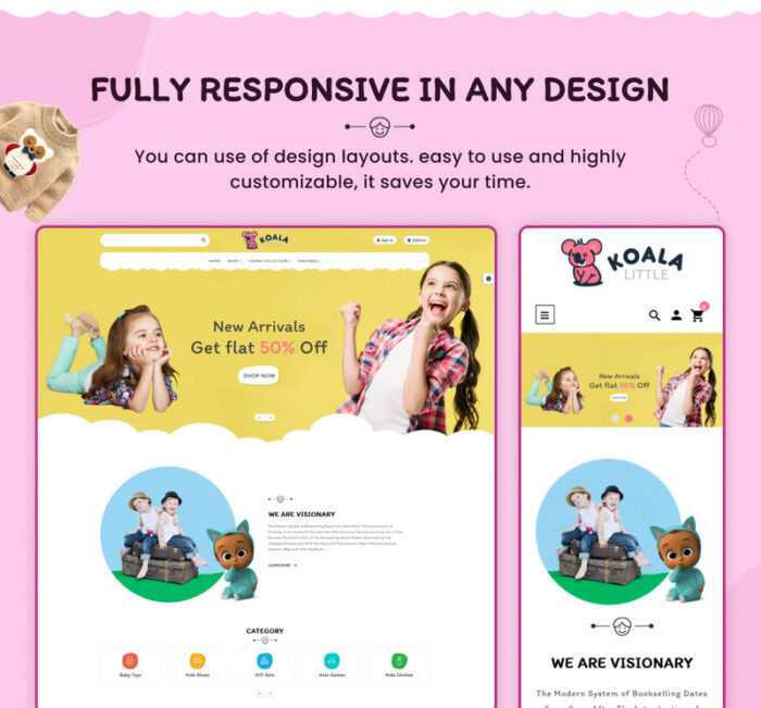 Tema Responsif Koala Little Kids, Mainan, Bermain, Mode Shopify 2.0 - Fitur Gambar 4