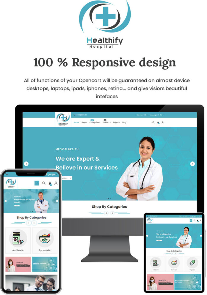 Template OpenCart Responsif Healthify 4.0 - Fitur Gambar 1