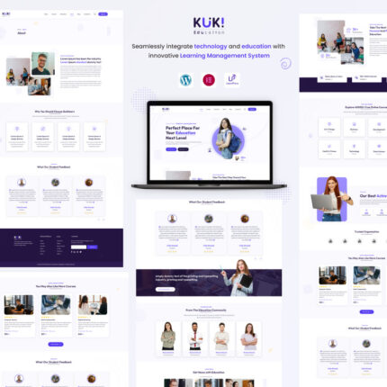 Kuki | Tema WordPress Pendidikan LMS - Fitur Gambar 1