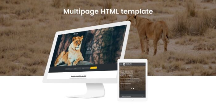 WildLife - Template Situs Web HTML Kreatif Multihalaman Satwa Liar - Fitur Gambar 2