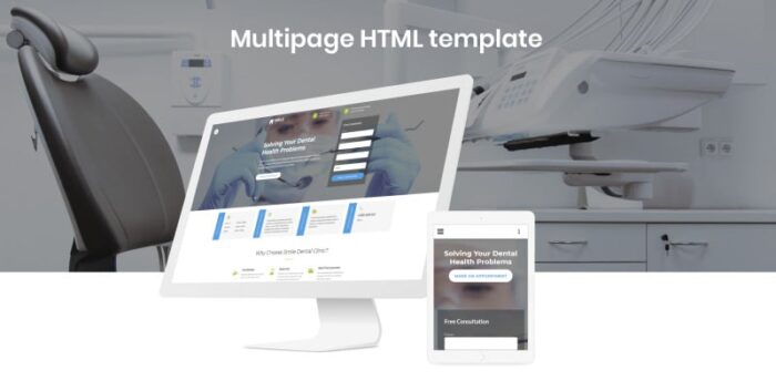 Smile - Template Situs Web HTML Multihalaman Responsif Kedokteran Gigi - Fitur Gambar 2