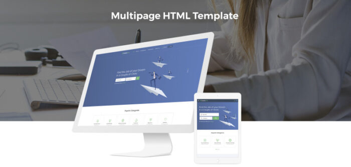 EmployCity - Template Situs Web HTML5 Multihalaman Portal Pekerjaan - Fitur Gambar 2