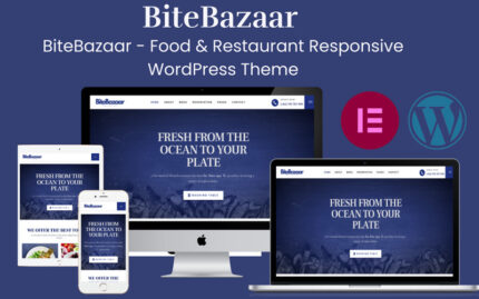 BiteBazaar - Tema WordPress Responsif Makanan & Restoran - Fitur Gambar 1