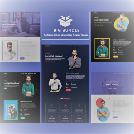 Template Halaman Arahan Portofolio Guptil - Fitur Gambar 1