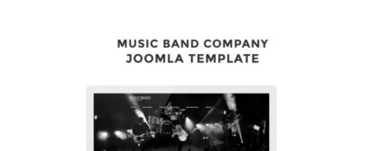 Musicband - Template Joomla Bergaya untuk Band Musik - Fitur Gambar 1