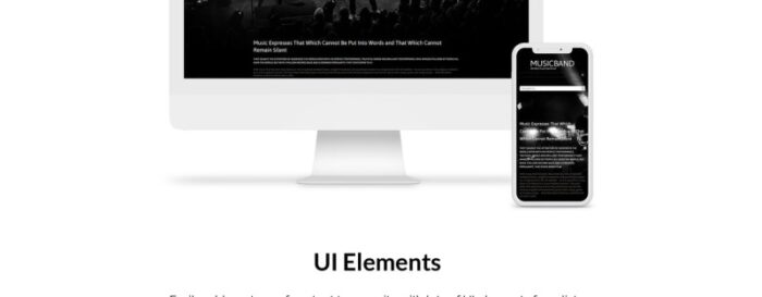 Musicband - Template Joomla Bergaya untuk Band Musik - Fitur Gambar 2