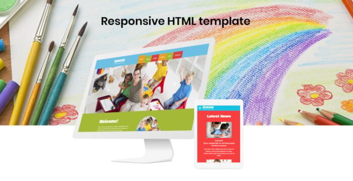 Kinder - Pusat Prasekolah HTML5 - Fitur Gambar 2