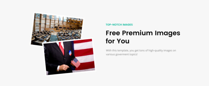 GoverFree - Template Situs Web HTML Bersih Multihalaman Pemerintah - Fitur Gambar 4