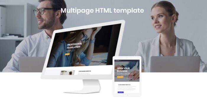 Lingvo Center - Template Situs Web HTML Multihalaman Klasik Translation Bureau - Fitur Gambar 2