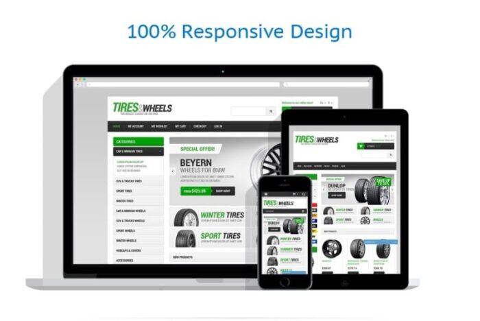 Tema Magento Responsif Penyetelan Mobil - Fitur Gambar 1