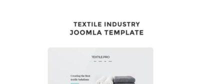 Template Joomla Industri Tekstil - Fitur Gambar 1