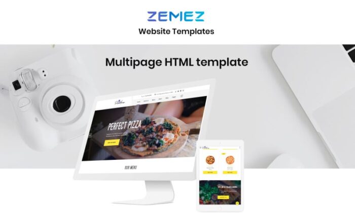 Template Situs Web HTML Multihalaman Pizza House - Fitur Gambar 1